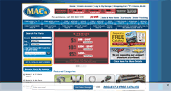 Desktop Screenshot of macsautoparts.com